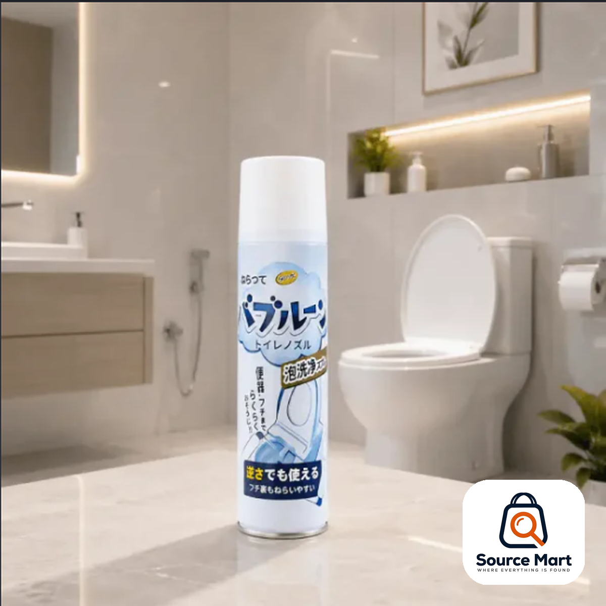 Toilet Foam Cleaner Spray | Japanese Formula | Deep Cleaning Bathroom & Toilet Cleaner | Removes Stains, Dirt & Odor | Easy Spray Application