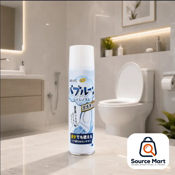 Toilet Foam Cleaner Spray | Japanese Formula | Deep Cleaning Bathroom & Toilet Cleaner | Removes Stains, Dirt & Odor | Easy Spray Application